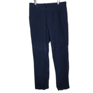 Lands End Baumwolle Navy Blue Men's Pants - 34x33